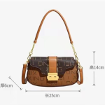 Monogram Brown Chain Strap Shoulder Bag