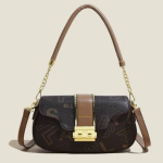 Monogram Brown Chain Strap Shoulder Bag