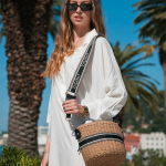 Chic Woven Bucket Sling Bag for Women